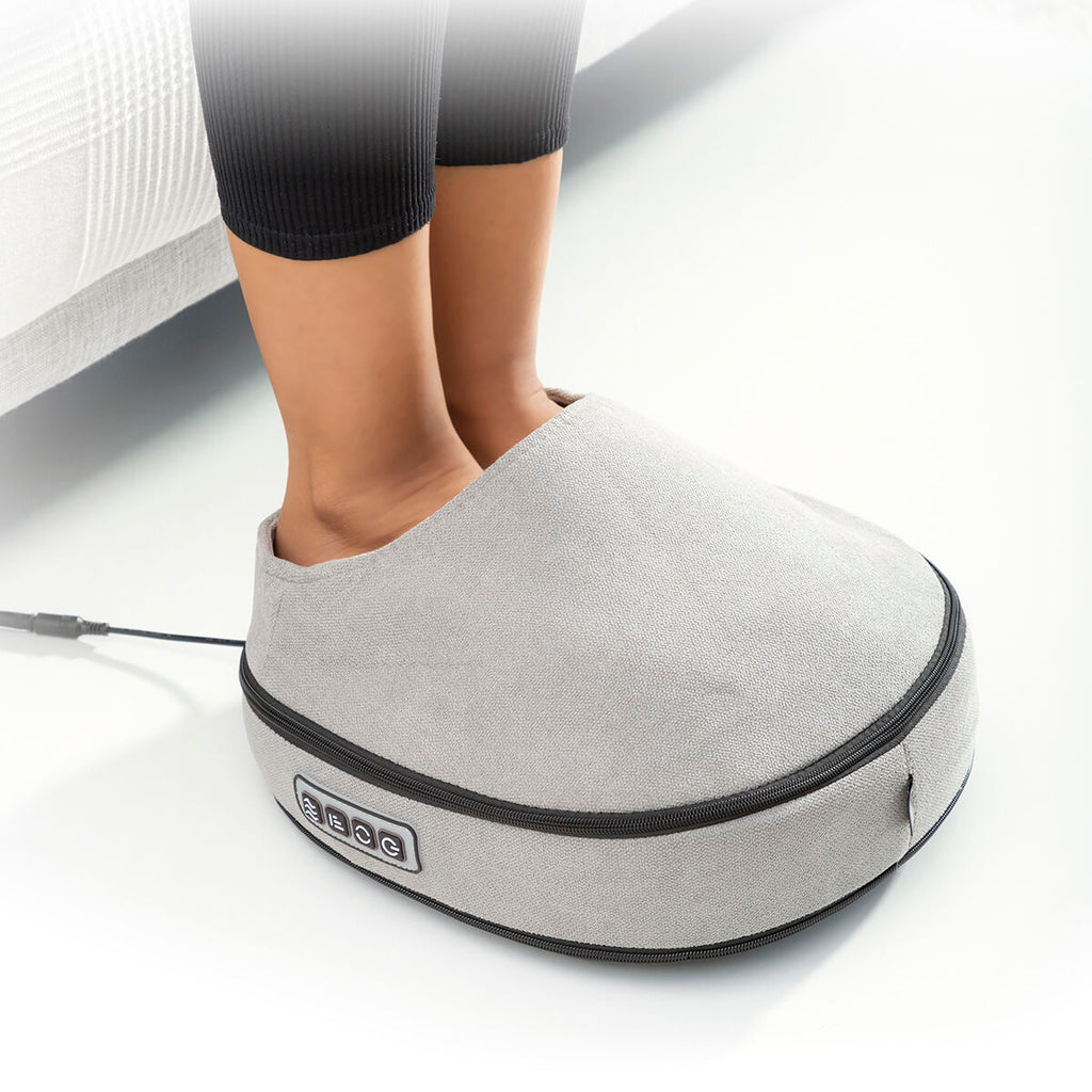 2-i-1 Shiatsu Värmemassager för Fötter