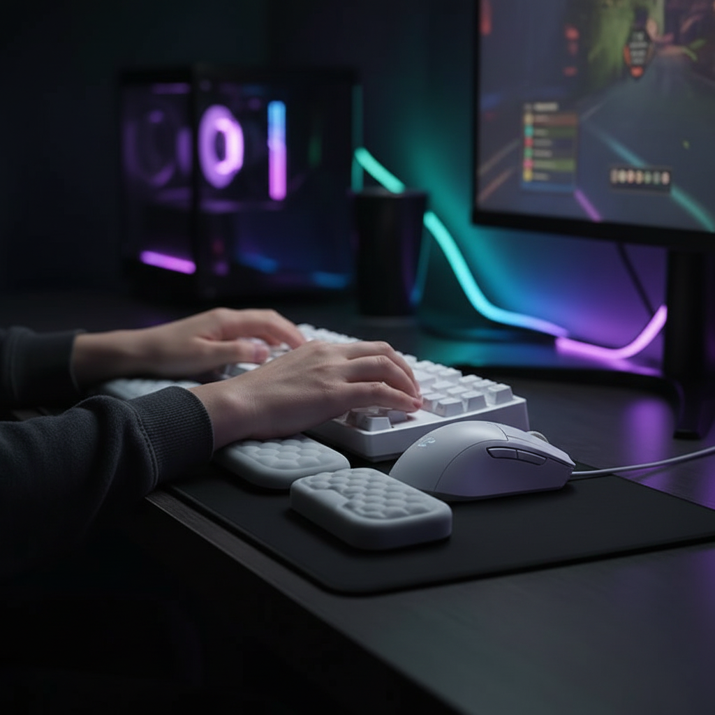ErgoCloud gaming setup
