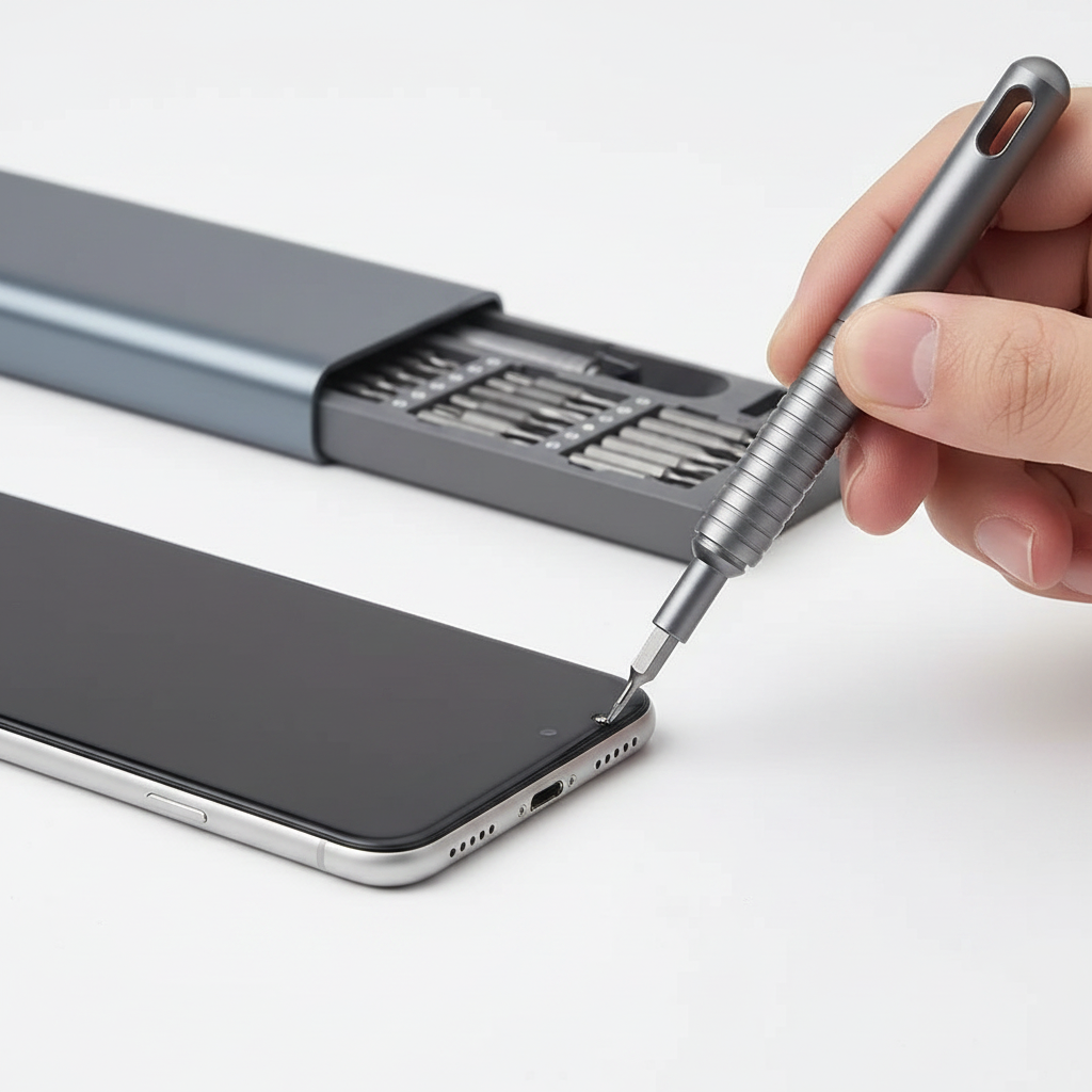 25-i-1 mini skruvmejselset – används för att reparera smartphone