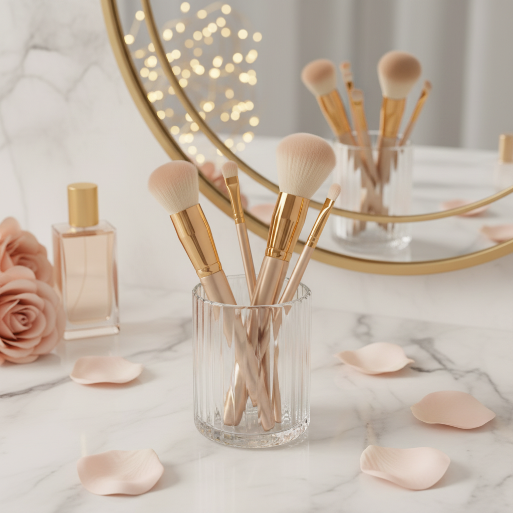 Sminkborstar vanity